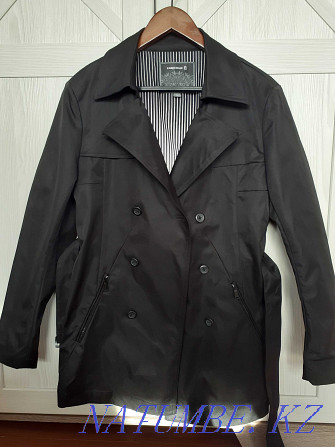 Double-breasted men's trench coat Mark FAIRWHALE, size - M, 44 size. Almaty - photo 3