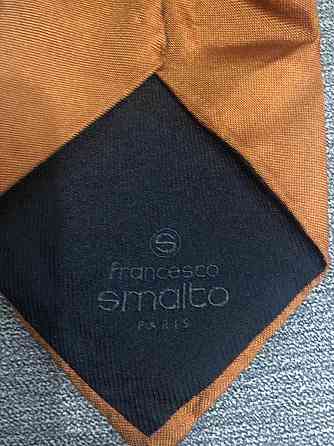 Галстук шелковый, брендовый Francesko Smalto, оригинал, дорогой Almaty