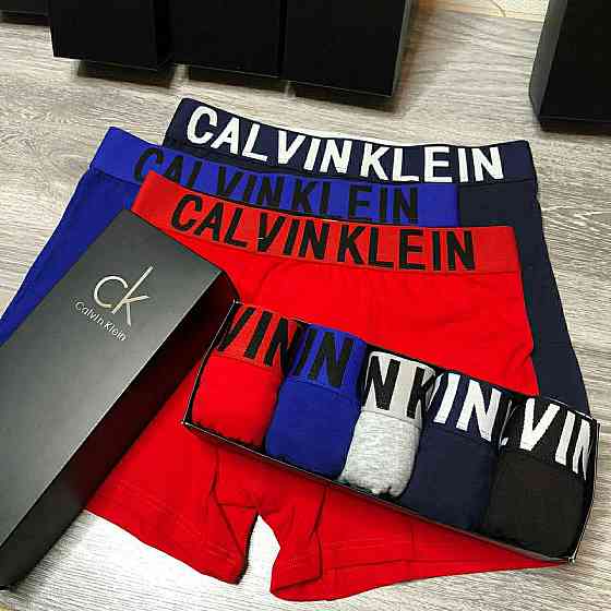 Трусы мужские. Мужские боксеры . Трусы Calvin klein Алматы