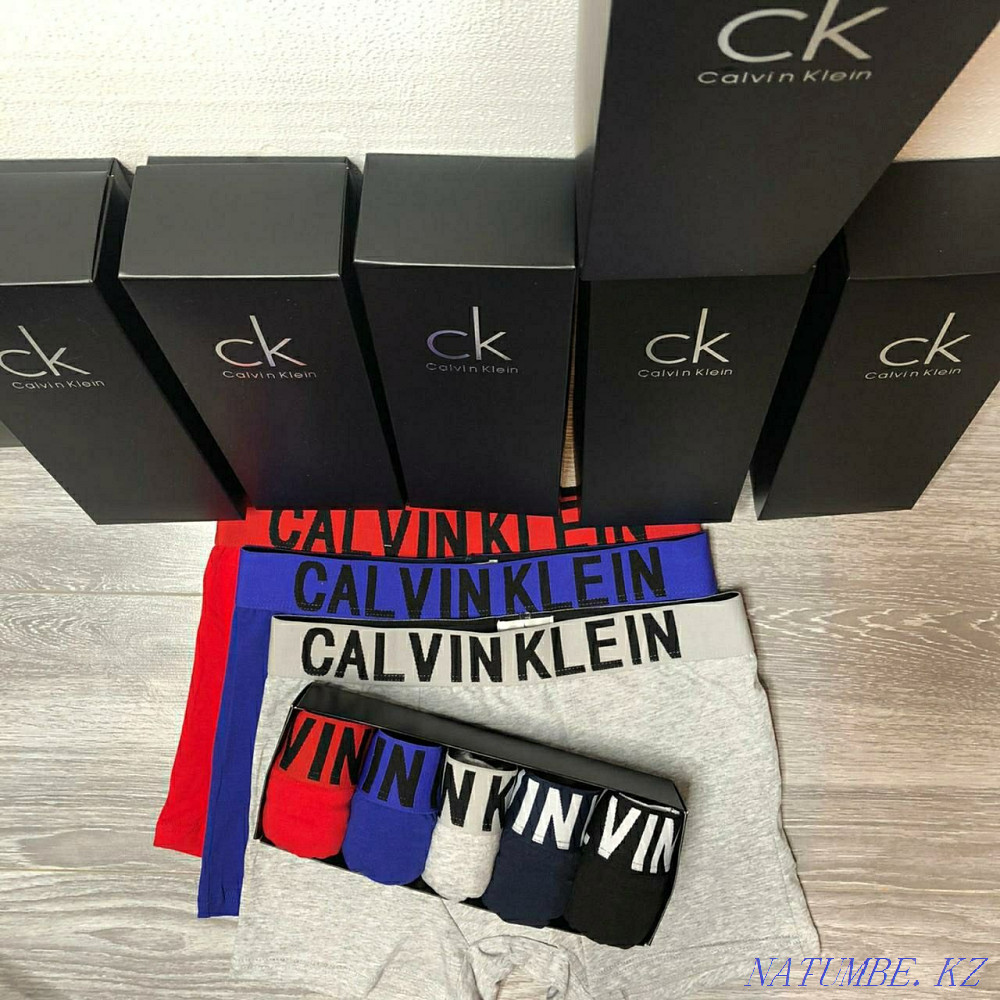 Трусы мужские. Мужские боксеры . Трусы Calvin klein Алматы - изображение 5
