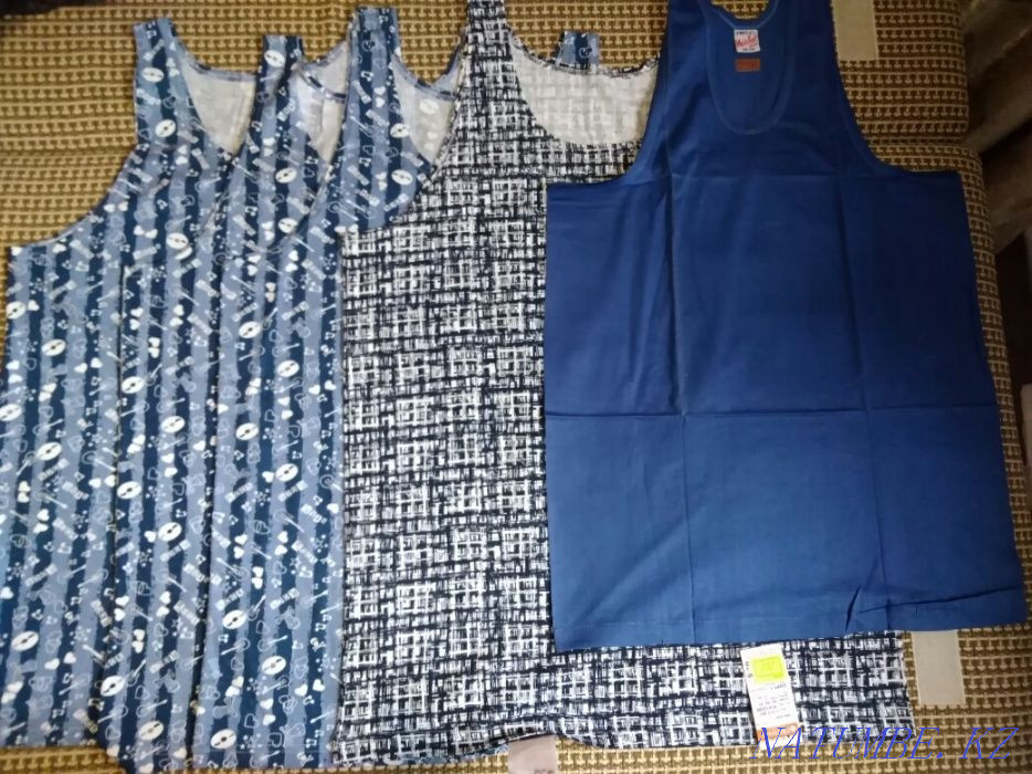 Новые мужские майки 60-62 р. Белорусское. Костанай - изображение 1