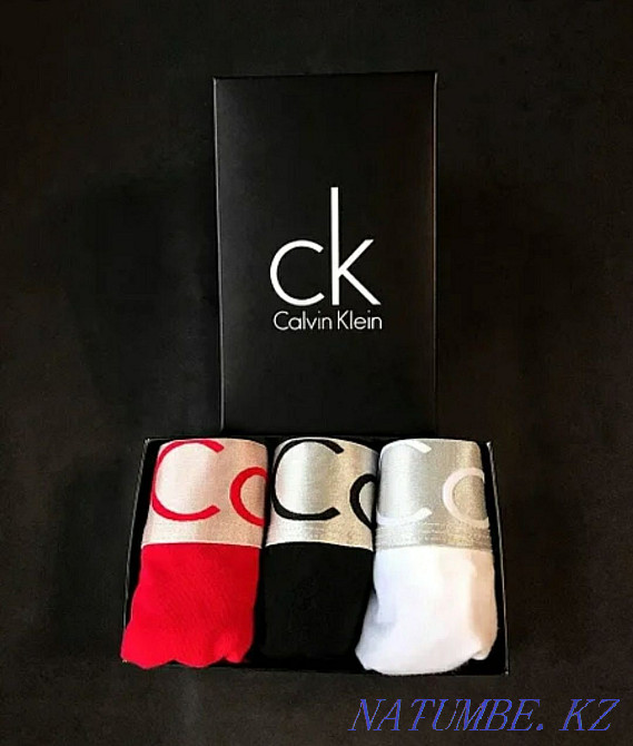 Кальвин Клейн боксшыларының брифингтері. Calvin Klein трусики жиынтығы  Алматы - изображение 4