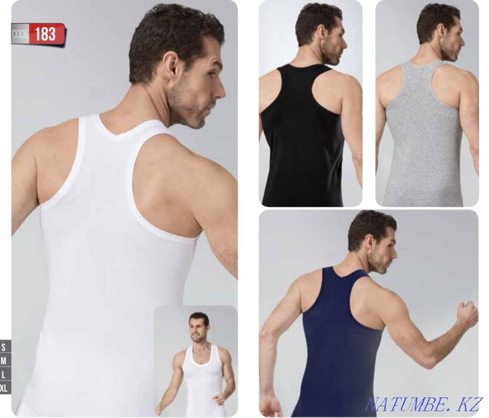 Ерлерге арналған футболкалар, футболкалар, боксшылар Түркияның бөлшек саудасы  Астана - изображение 1