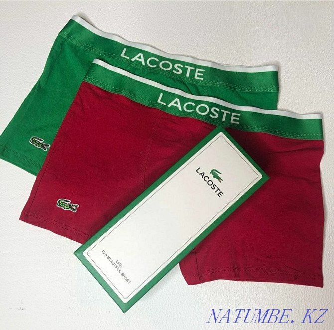 Boxers lacoste (lacoste). Men's underwear Almaty - photo 1