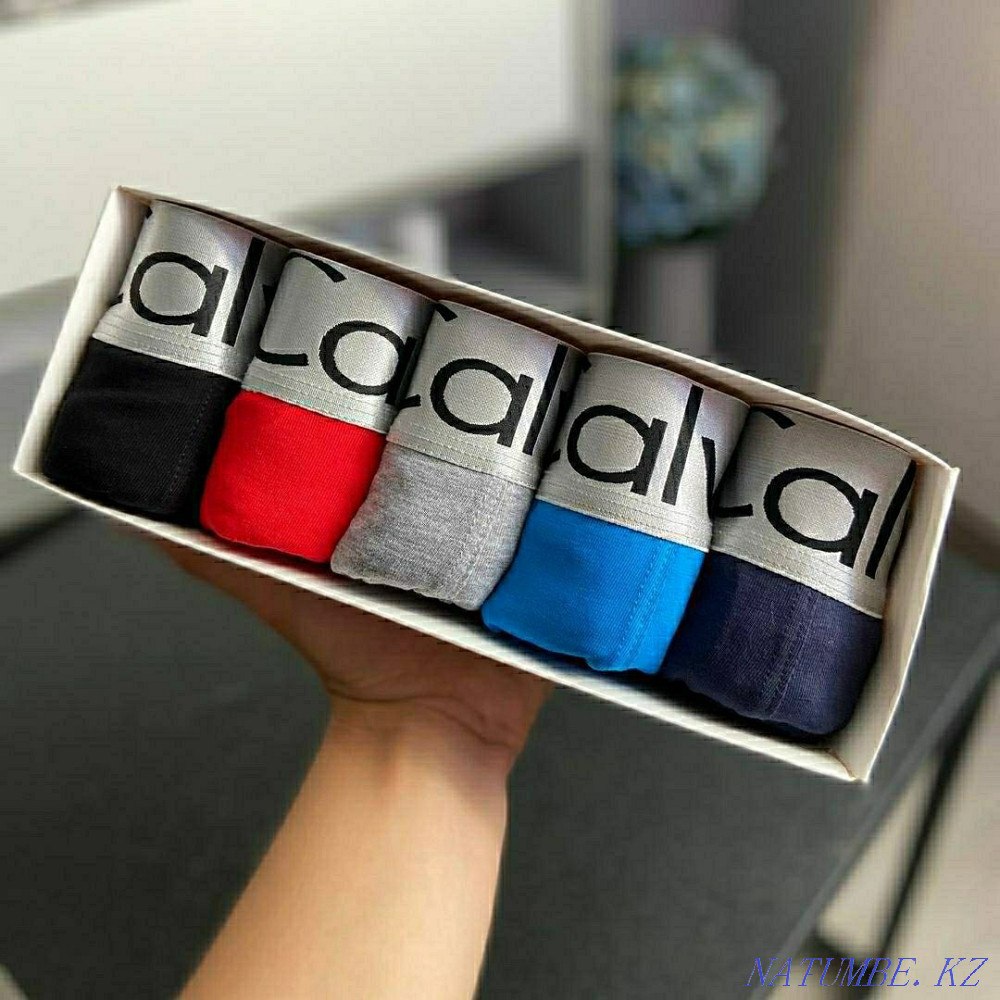 Men's shorts. Brand pants. Calvin klein men's briefs set Almaty - photo 1