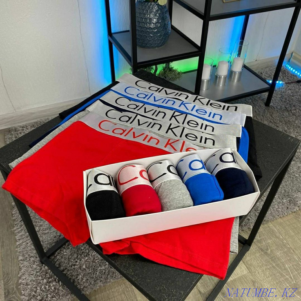 Men's shorts. Brand pants. Calvin klein men's briefs set Almaty - photo 4