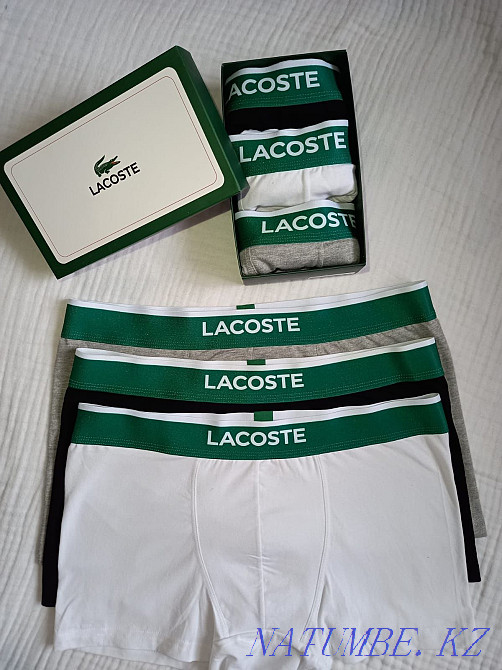 Мужские трусы боксеры LACOSTE ( LUX ) Алматы - изображение 1