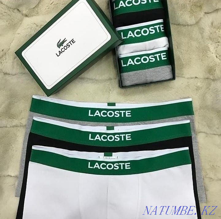 Мужские трусы боксеры LACOSTE ( LUX ) Алматы - изображение 3