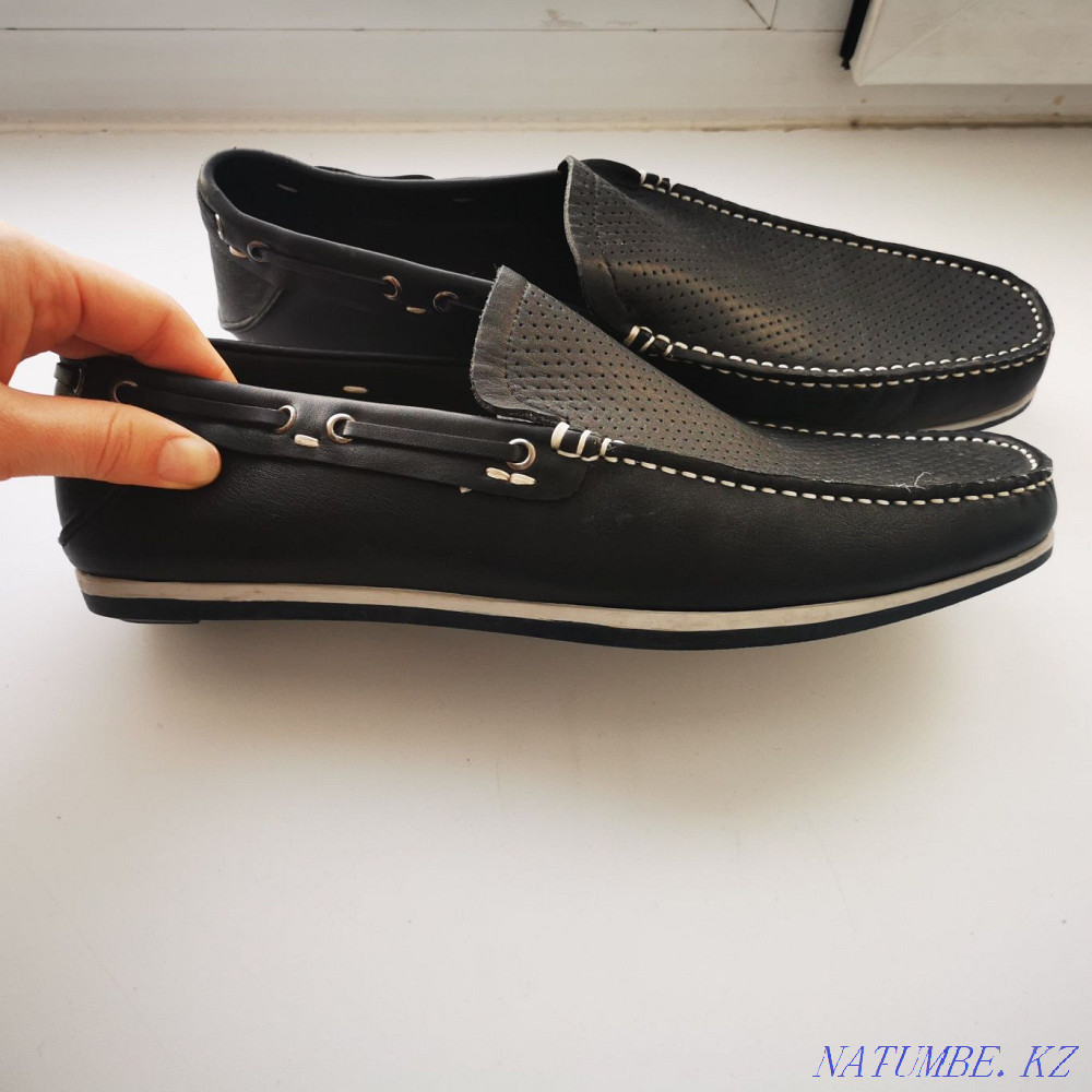 Жаңа ерлерге арналған лоферлер 41, тамаша сапа, итальяндық бренд  Астана - изображение 2