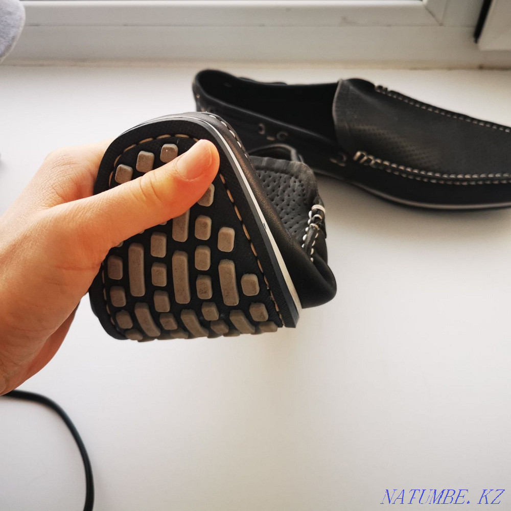 Жаңа ерлерге арналған лоферлер 41, тамаша сапа, итальяндық бренд  Астана - изображение 3