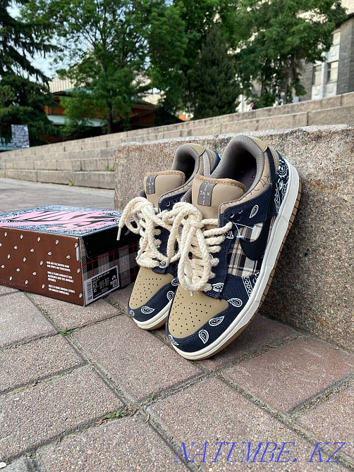 Кроссовки Travis Scott x Nike SB Dunk Low KASPI RED | KASPI 0-0-12 Алматы - изображение 5