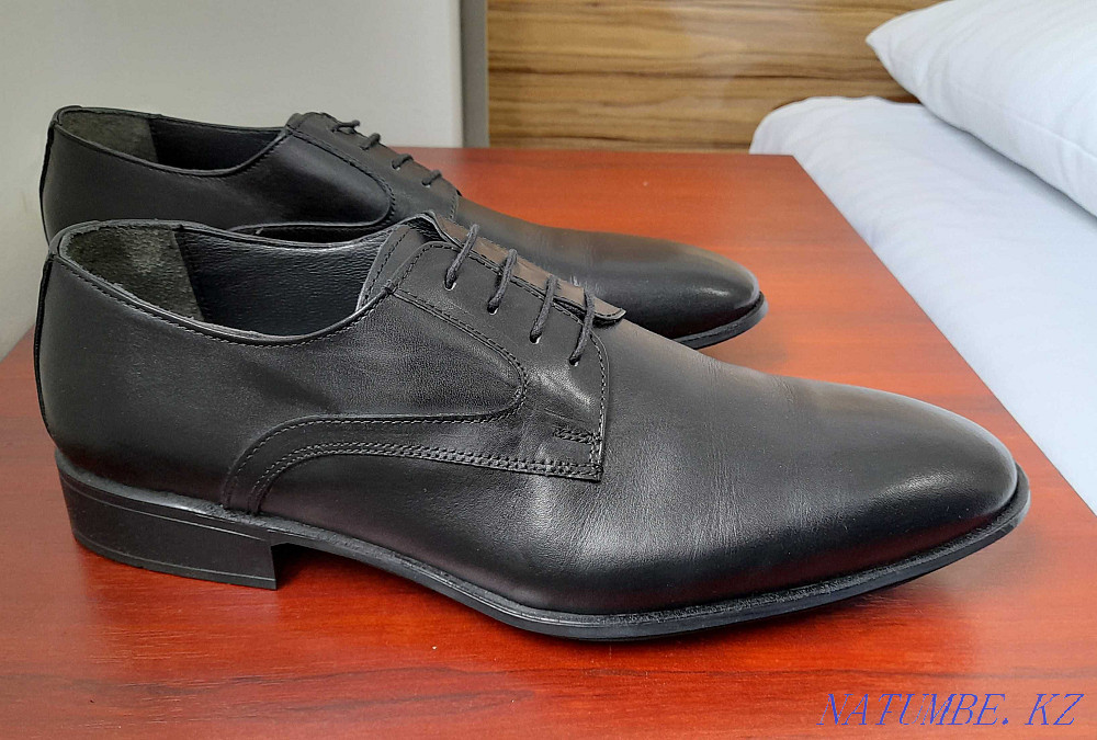 Туфли мужские. Обувь мужская кожаный. Бренд EU. Made in Italy. 43р Алматы - изображение 2