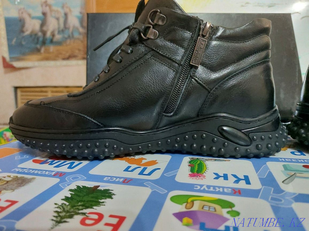 New Cross-country shoes for men winter, leather, fur sheepskin, raz.40 Pavlodar - photo 6