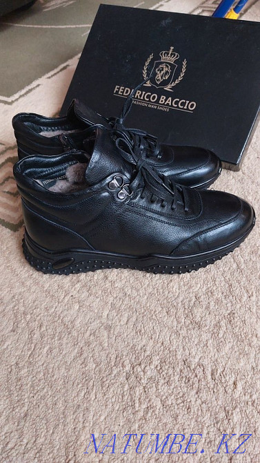 New Cross-country shoes for men winter, leather, fur sheepskin, raz.40 Pavlodar - photo 2