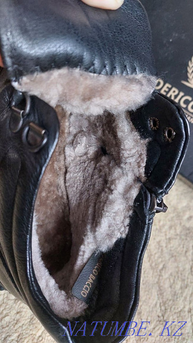 New Cross-country shoes for men winter, leather, fur sheepskin, raz.40 Pavlodar - photo 3