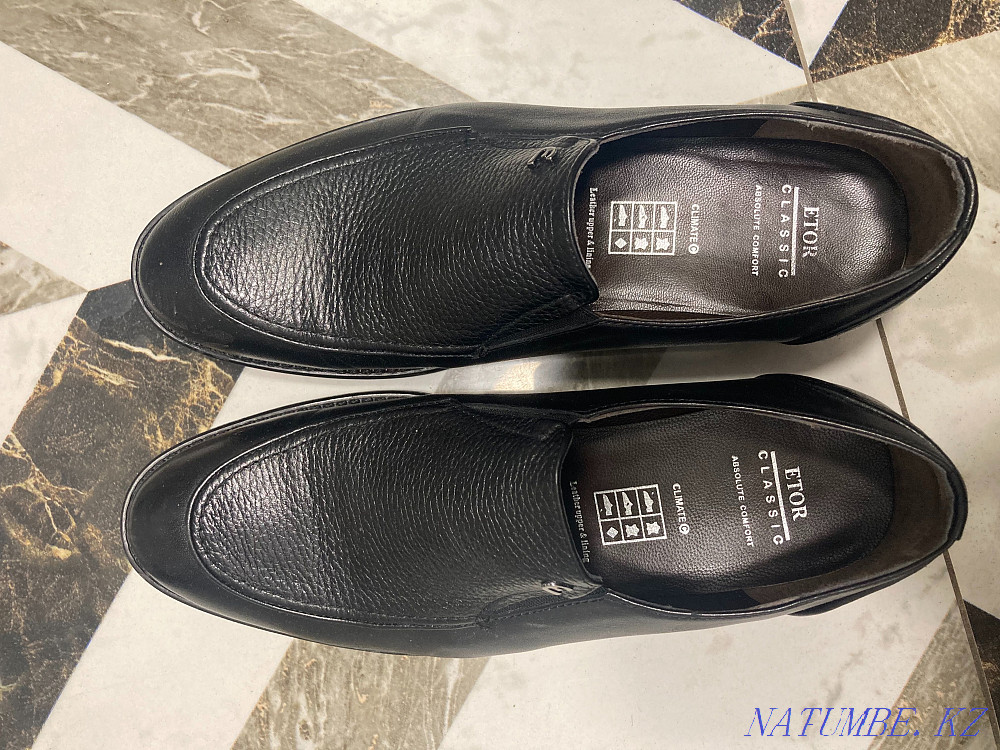 Обувь продам. Кожаные туфли Турция ETOR Classic Караганда - изображение 3