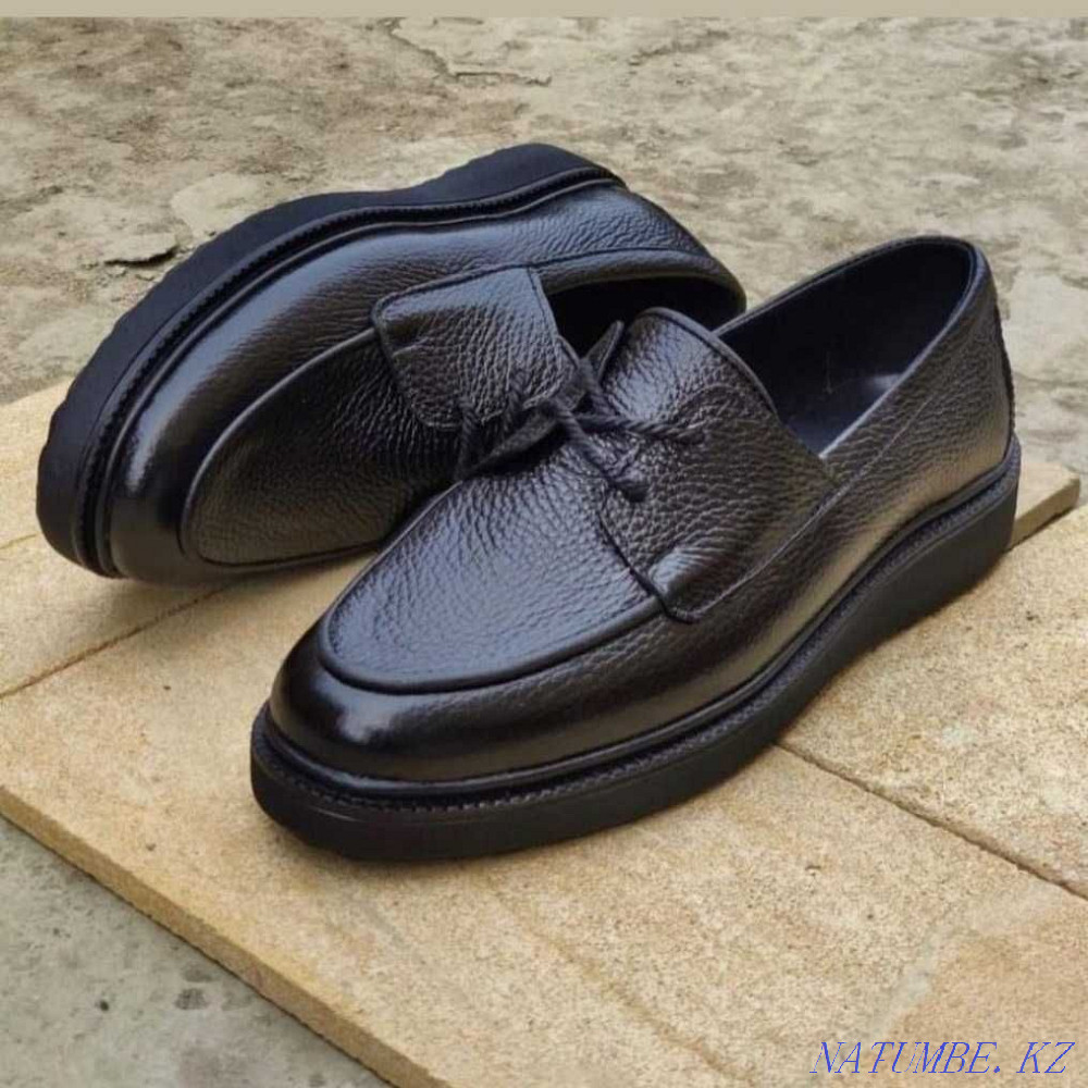 Мужские ЛОФЕРЫ МОКАСИНЫ/ХИТ ПРОДАЖ/ручная работа/КОЖА 100%/купить в РК Караганда - изображение 6