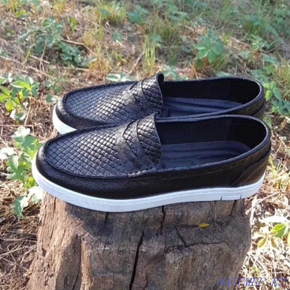 Мужские ЛОФЕРЫ МОКАСИНЫ/ХИТ ПРОДАЖ/ручная работа/КОЖА 100%/купить в РК Караганда - изображение 5