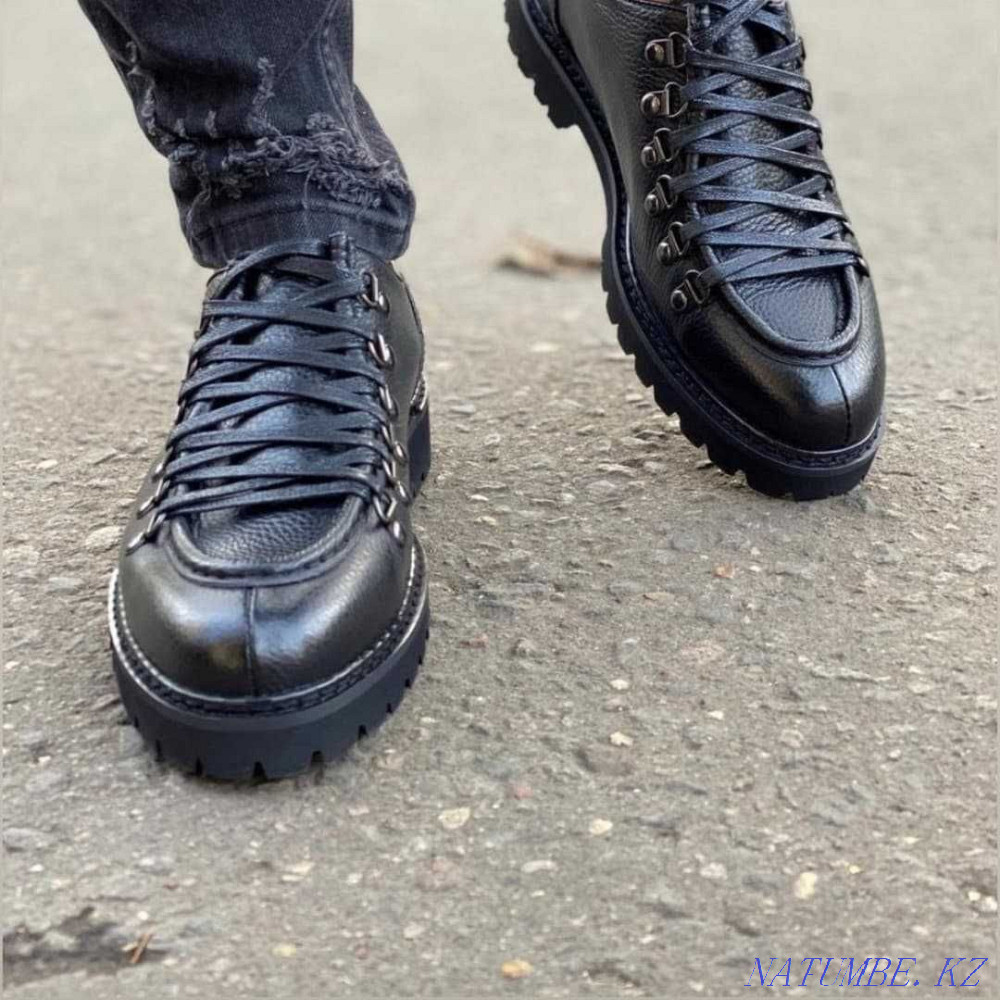 Мужские ЛОФЕРЫ МОКАСИНЫ/ХИТ ПРОДАЖ/ручная работа/КОЖА 100%/купить в РК Караганда - изображение 7