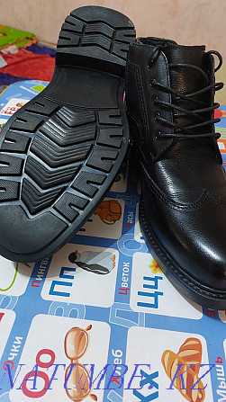 New boots for men, leather, size 40 Pavlodar - photo 3