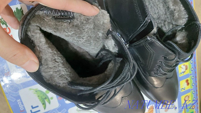 New boots for men, leather, size 40 Pavlodar - photo 2