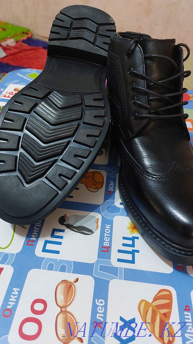 New boots for men, leather, size 40 Pavlodar - photo 3