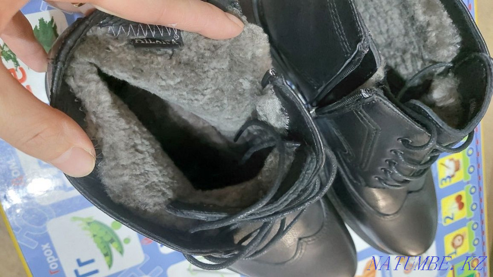 New boots for men, leather, size 40 Pavlodar - photo 2
