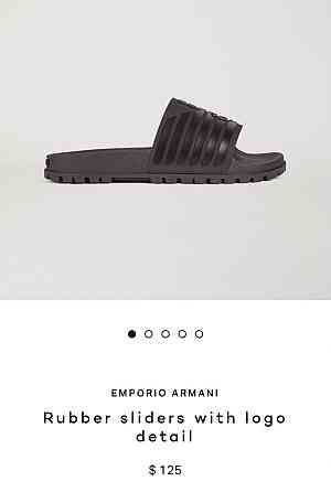 Обувь EMPORIO ARMANI (сланцы) 38-39 размер мужской Алматы