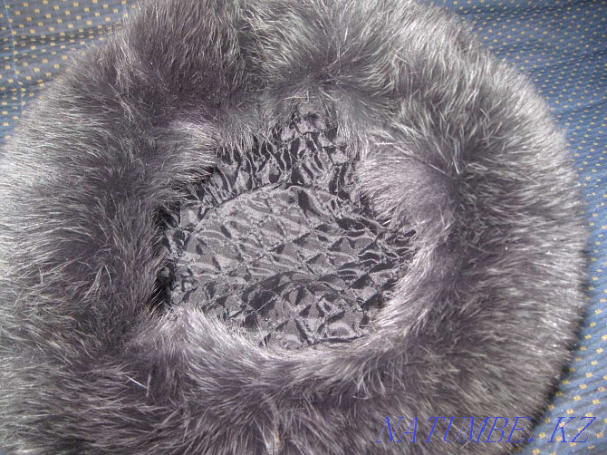 Fur hat (probably a polar fox) Pavlodar - photo 2