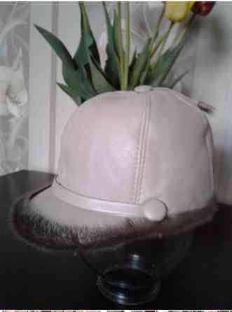 Кожаная шапка Karagandy