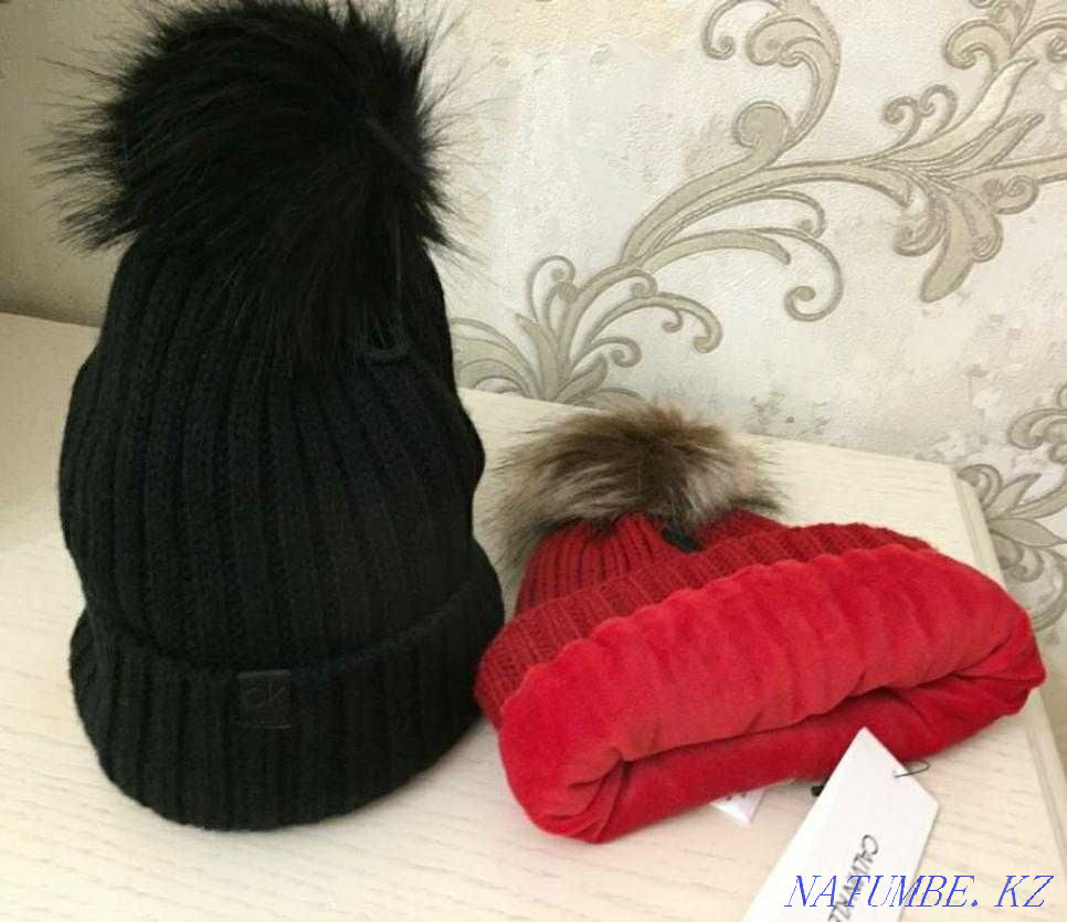Шапка зимняя Calvin Klein Алматы - изображение 1