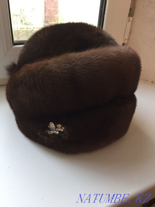 Норковая шапка женская  - изображение 1