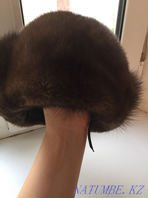 Норковая шапка женская  - изображение 5