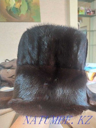 Hat with earflaps mink men's 64 size Ust-Kamenogorsk - photo 4