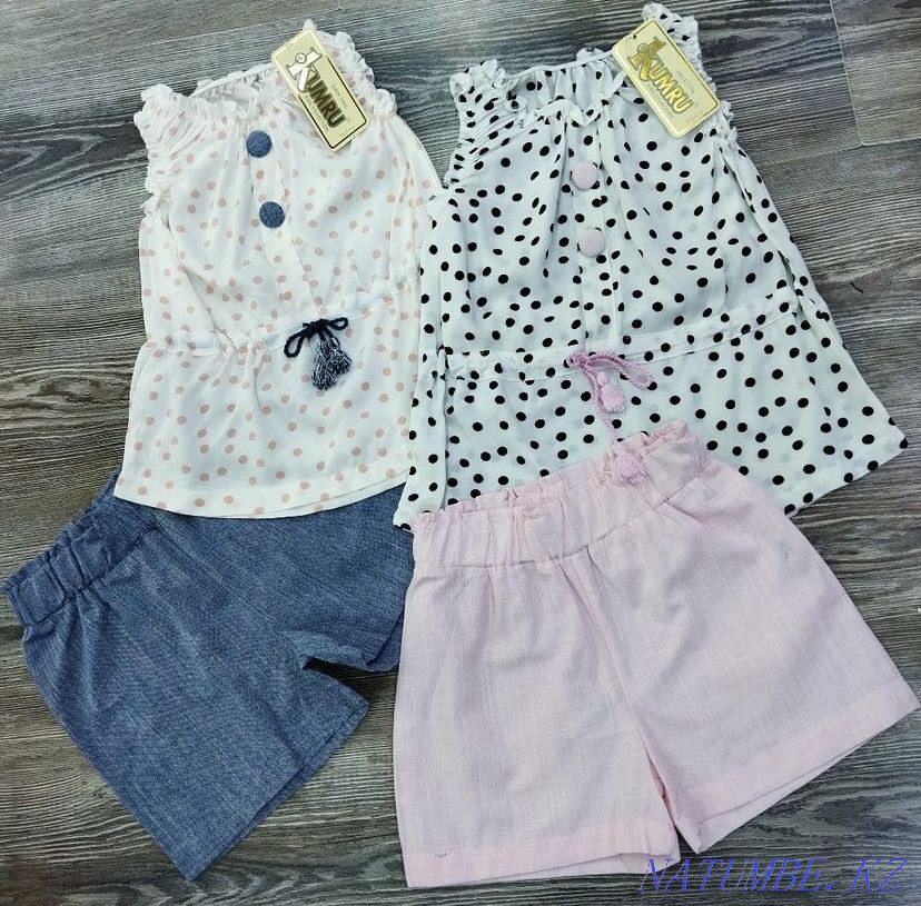 Балаларға арналған екі жақты шорт және киім сатамын Алгабас - изображение 3