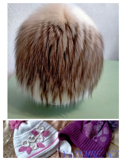 Cap fox knitted 8000t, children's 700t Stepnogorskoye - photo 1