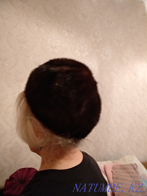 Берет из норки. Мех натуральный Алматы - изображение 1