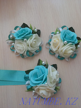 Wedding bouquet and boutonnieres Kostanay - photo 3