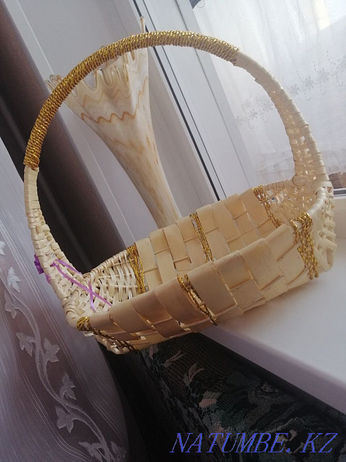 Продам корзинку из бересты Павлодар - изображение 1