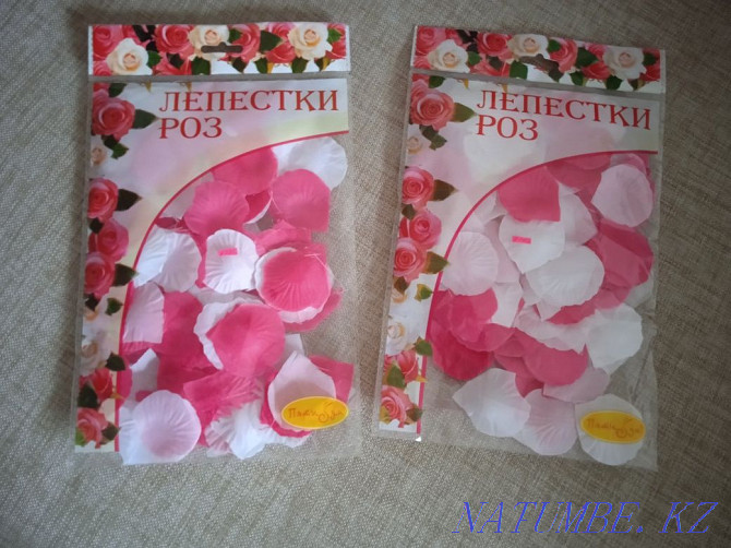 Лепестки роз искусственные для свадьбы или праздника Лисаковск - изображение 2