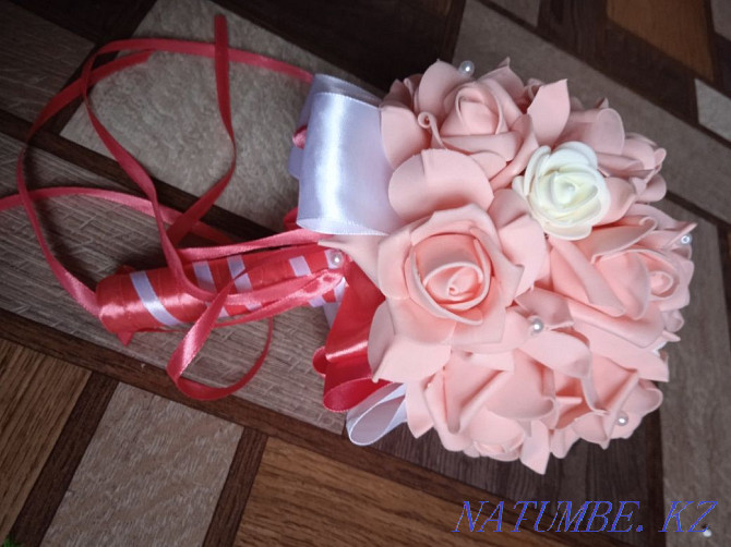 Bridal bouquet soft pink. Lisakovsk - photo 1