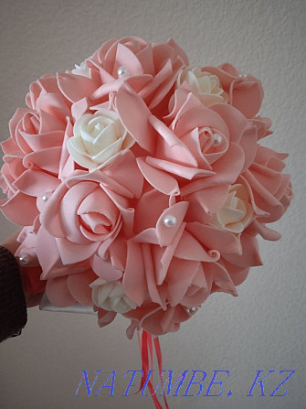 Букет невесты нежно розовый. Лисаковск - изображение 7