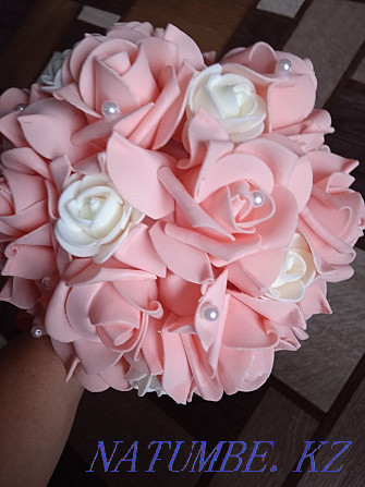 Букет невесты нежно розовый. Лисаковск - изображение 6