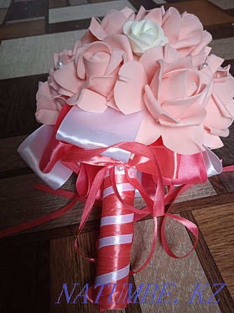 Букет невесты нежно розовый. Лисаковск - изображение 5