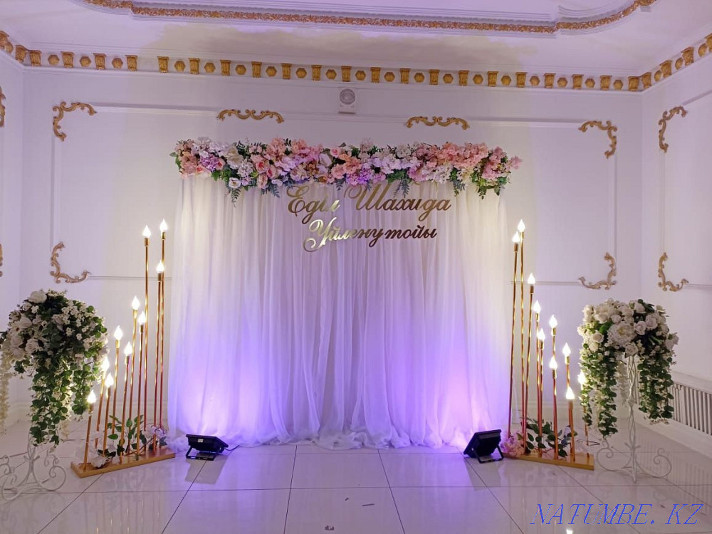 Фотоаймақ, баннер, той баннері, баннер безендіру  Астана - изображение 8