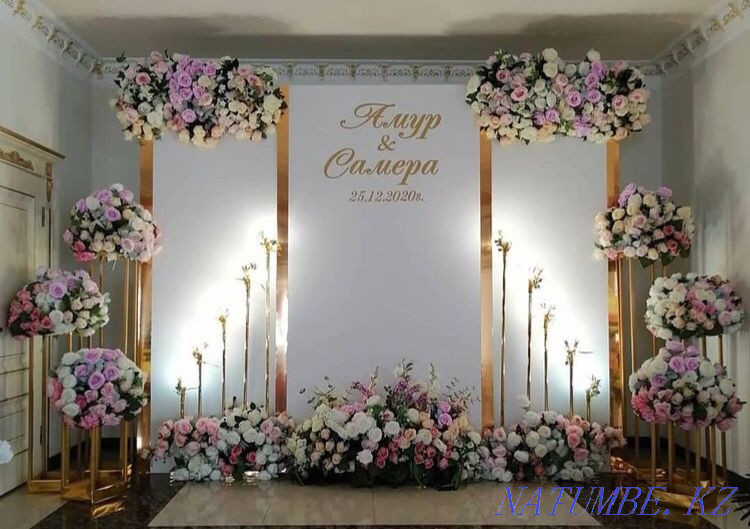 Фотоаймақ, баннер, той баннері, баннер безендіру  Астана - изображение 4