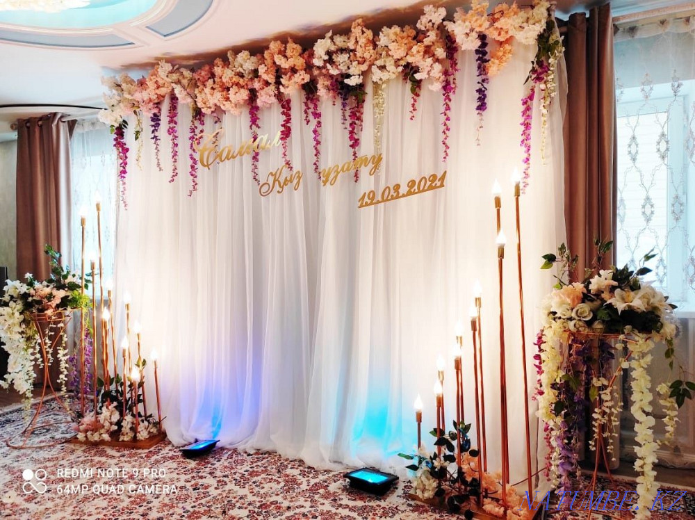 Фотоаймақ, баннер, той баннері, баннер безендіру  Астана - изображение 5