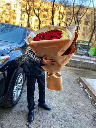 Букет в виде сердца Алматы