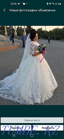I will sell a wedding dress with a train Pavlodar - photo 4