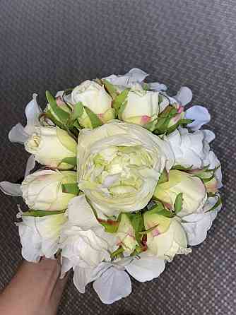 Декоративные цветы (букет невесты)  Қапшағай